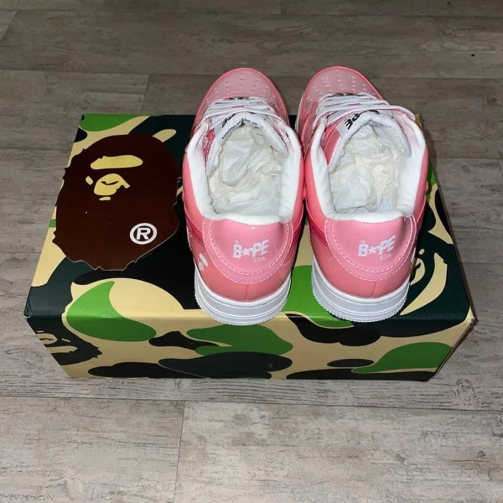 A Bathing Ape Bapesta ( Pink Camo ) womens - Picture 5 of 6